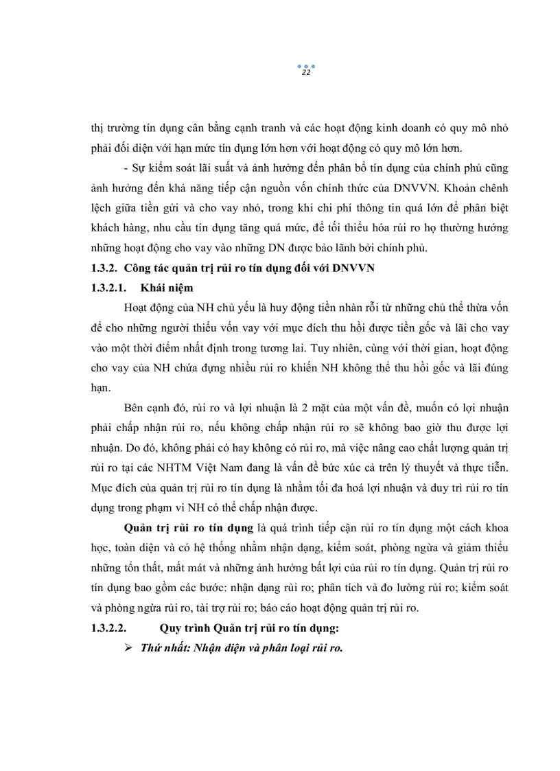 image for page Quản trị rủi ro tín dụng Doanh nghiệp vừa và nhỏ tại Ngân Hàng Nông Nghiệp Phát Triển Nông Thôn khu vực Thành Phố Hồ Chí Minh