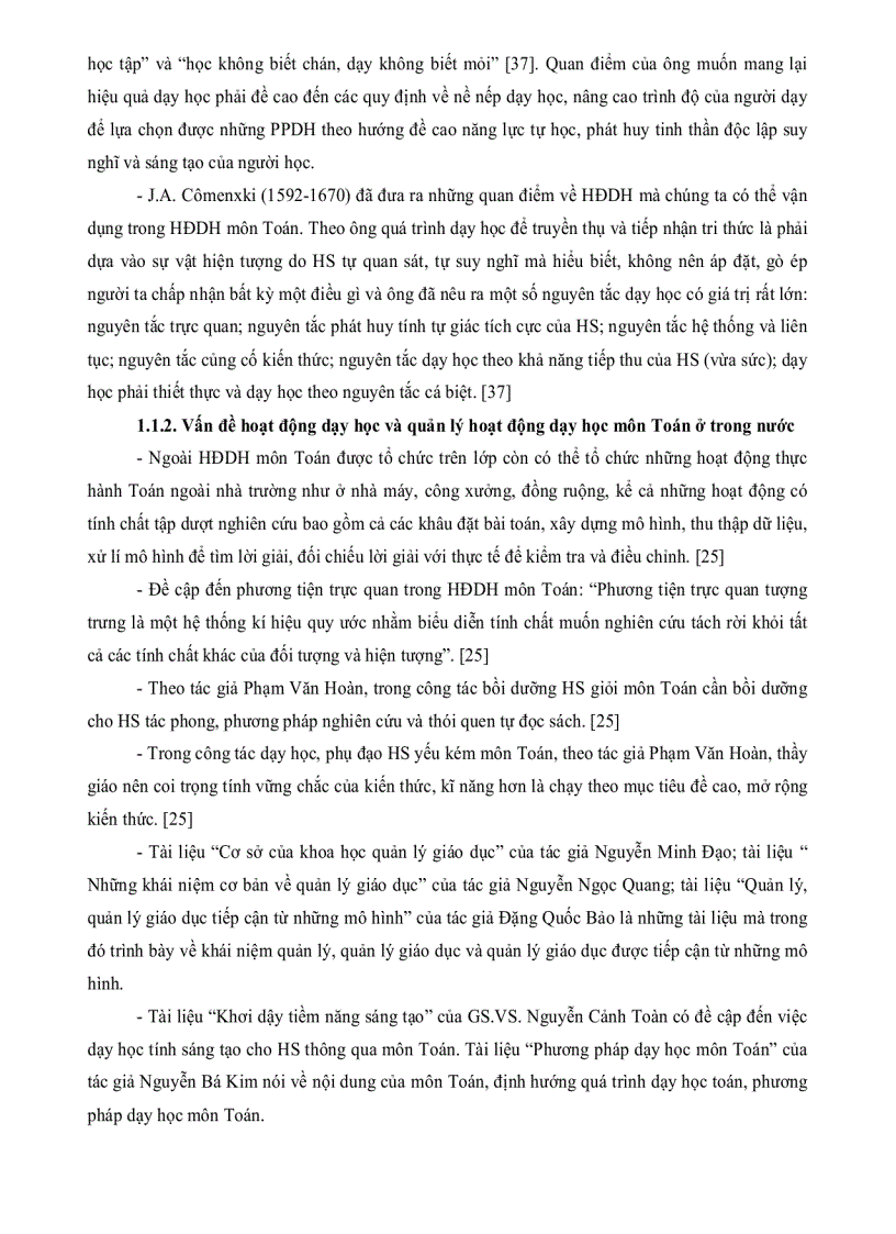 image for page Thực trạng quản lý hoạt động dạy học môn Toán ở các trường trung học cơ sở huyện Vĩnh Thạnh thành phố Cần Thơ