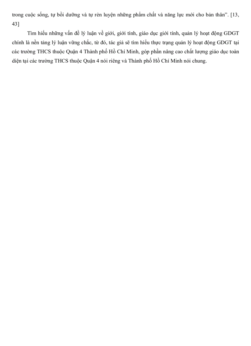 image for page Thực trạng quản lý giáo dục giới tính tại các trường Trung Học Cơ Sở thuộc quận 4 Thành phố Hồ Chí Minh