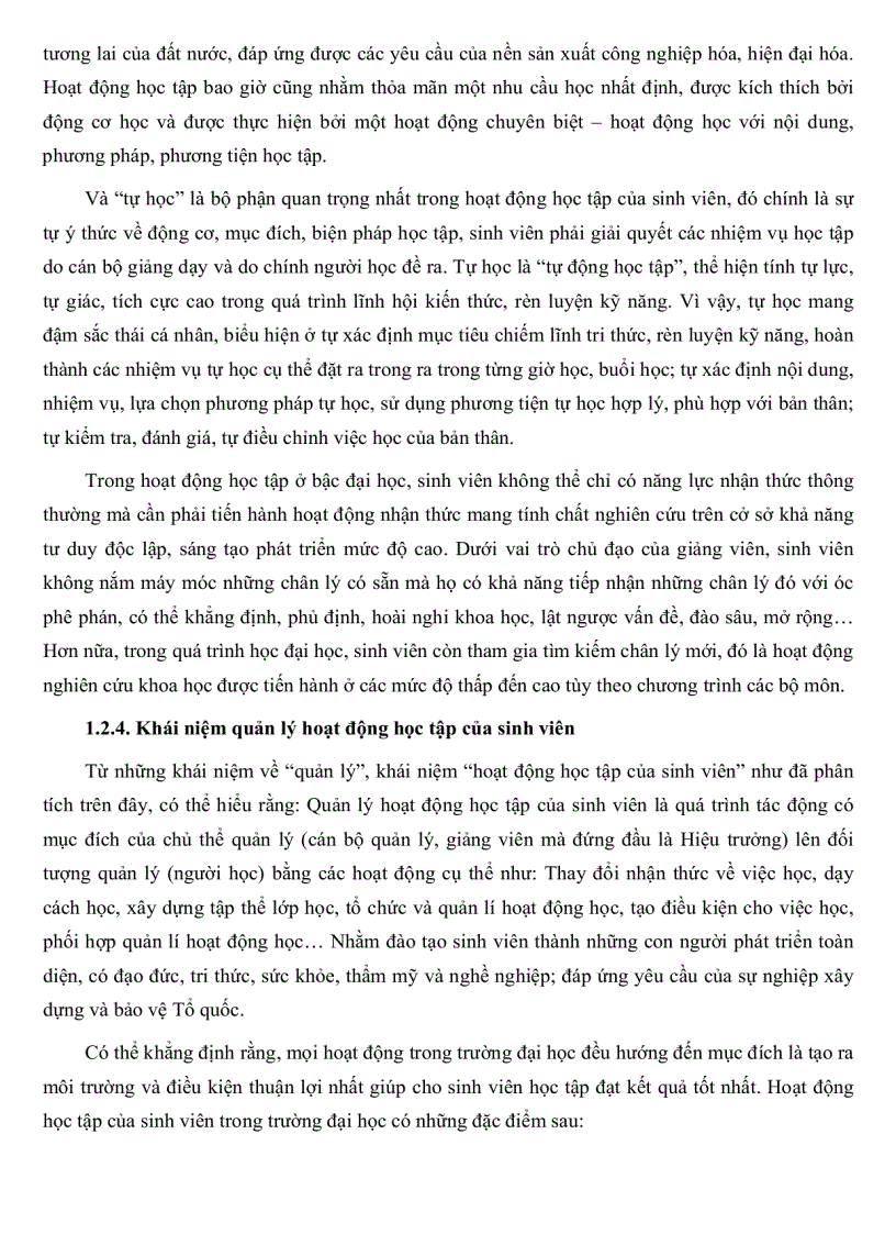 image for page Thực trạng quản lý hoạt động học tập của sinh viên trường Đại học Yersin Đà Lạt