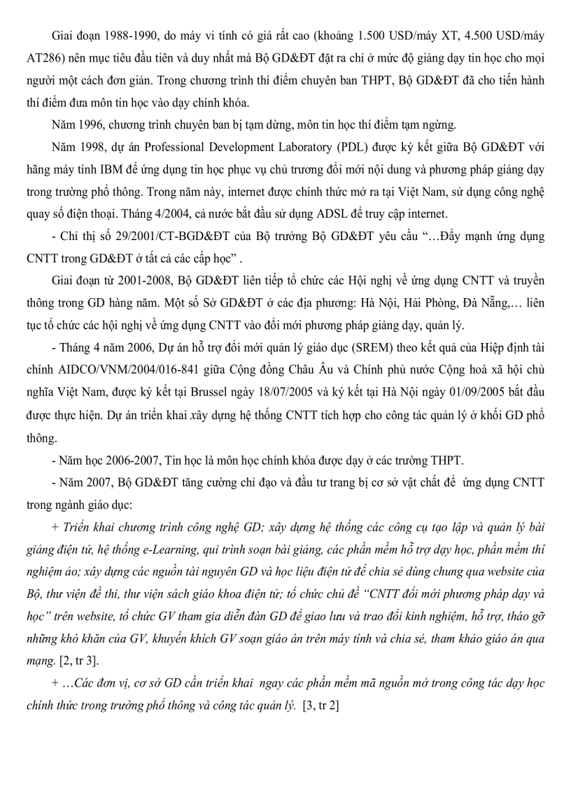 image for page Thực trạng quản lý ứng dụng công nghệ thông tin vào dạy các môn khoa học tự nhiên ở một số trường trung học phổ thông tại thành phố Cần Thơ