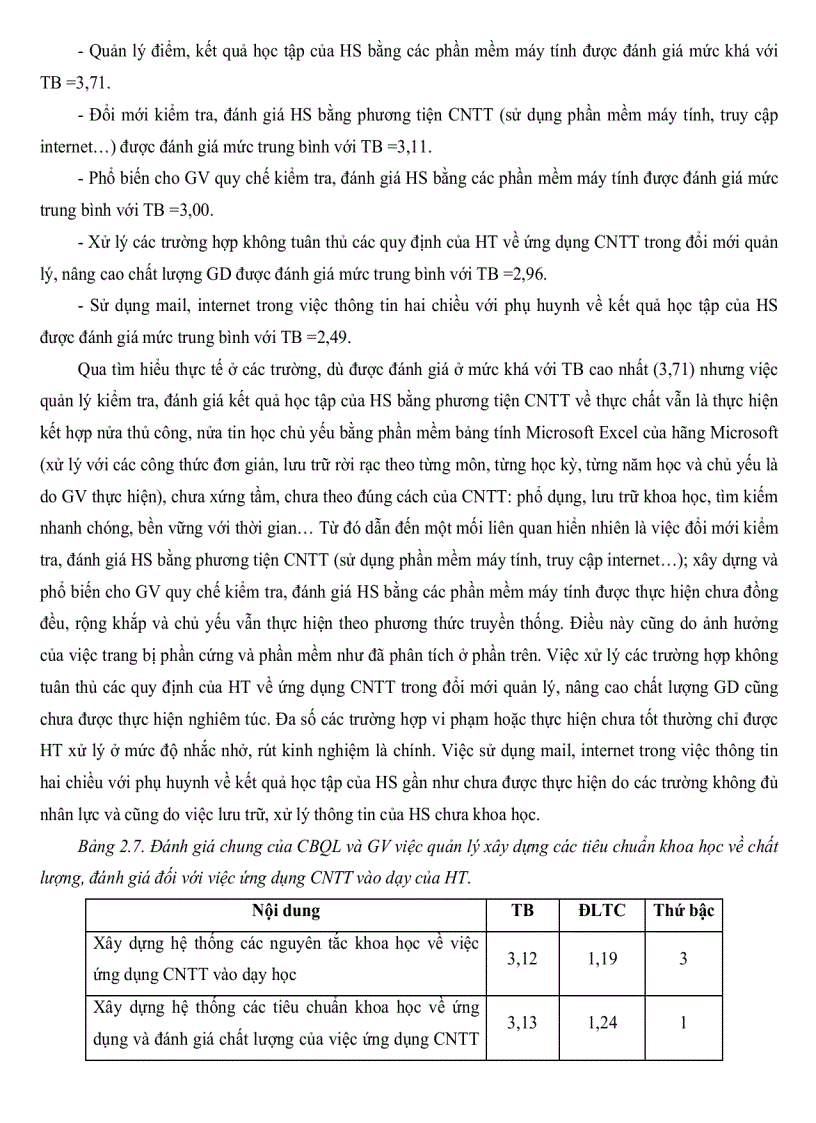 image for page Thực trạng quản lý ứng dụng công nghệ thông tin vào dạy các môn khoa học tự nhiên ở một số trường trung học phổ thông tại thành phố Cần Thơ