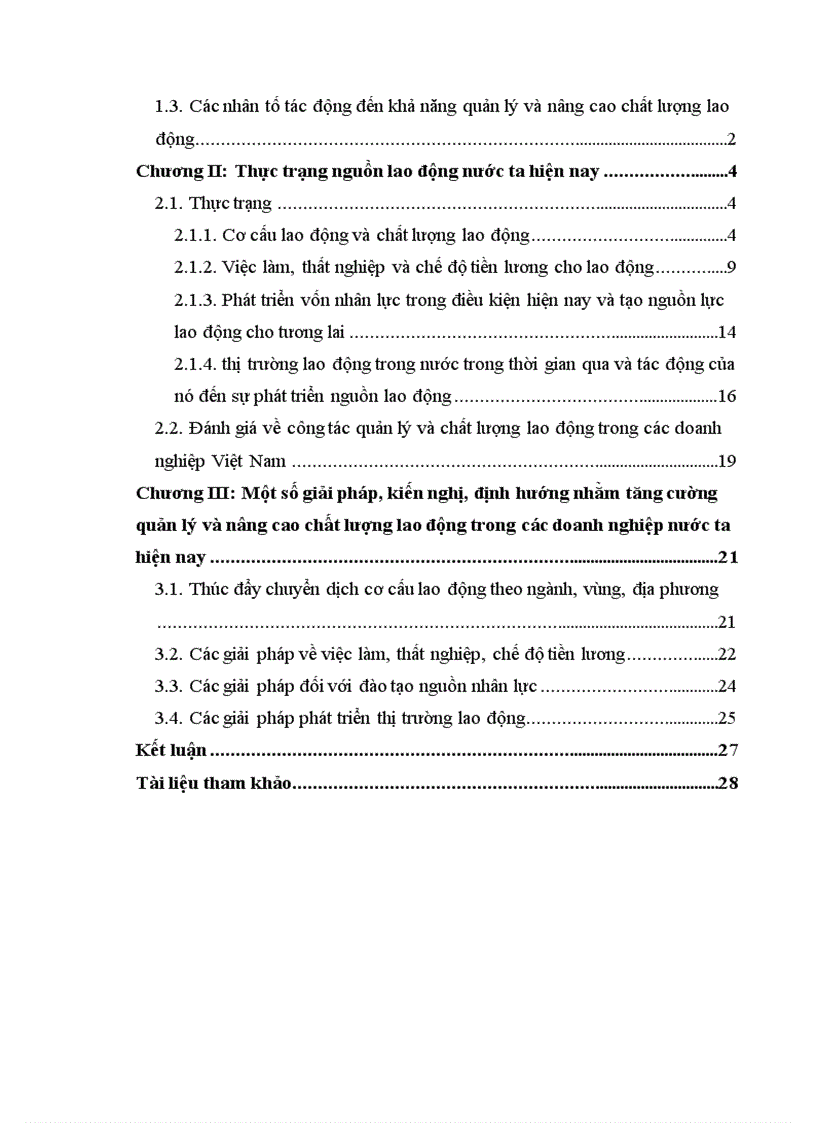 image for page Tăng cường quản lý và nâng cao chất lượng lao động trong các doanh nghiệp nước ta hiện nay