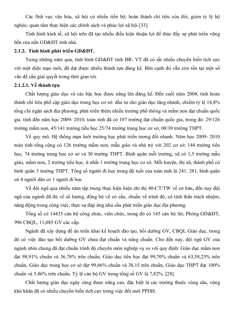 image for page Thực trạng quản lý hoạt động giảng dạy ở các trường trung học phổ thông thành phố Vũng Tàu tỉnh Bà Rịa Vũng Tàu