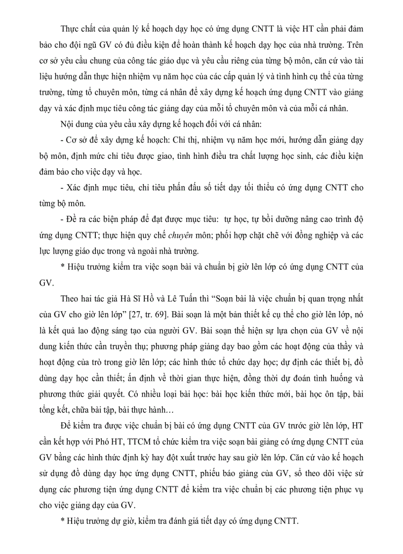 image for page Thực trạng quản lý việc ứng dụng công nghệ thông tin vào giảng dạy của hiệu trường trường THPT tại Cần Thơ