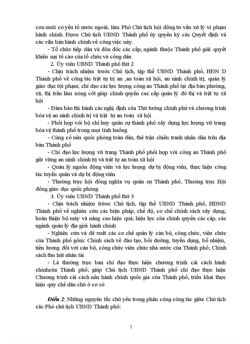 image for page Thực trạng phân công công tác của các thành viên UBND thành phố Hà Nội
