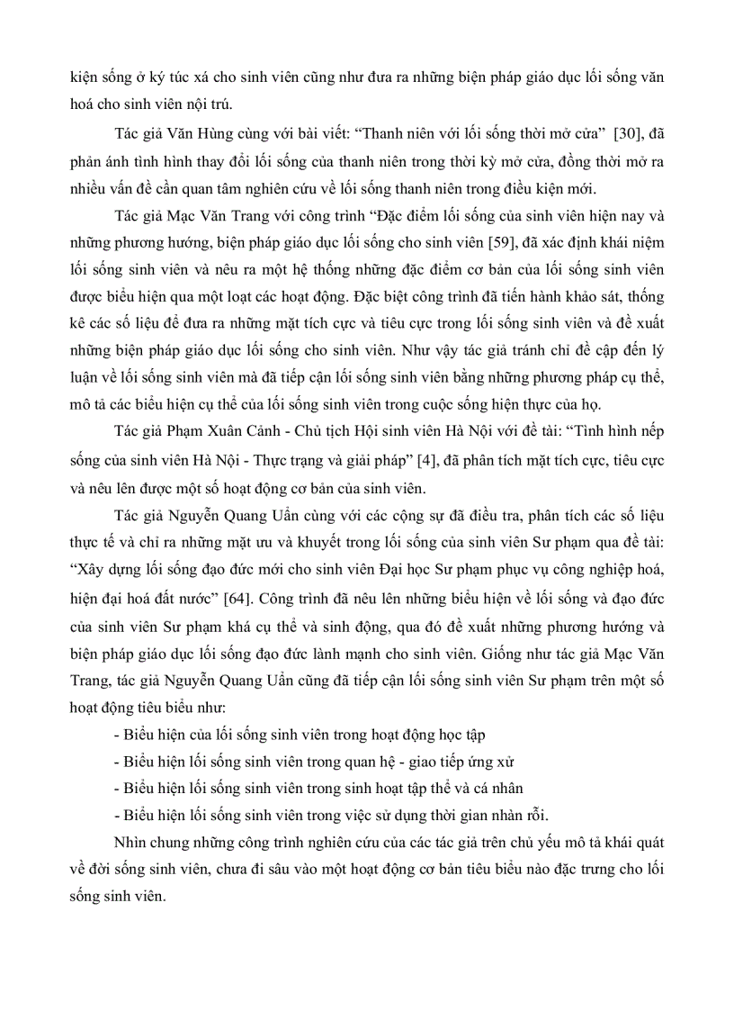 image for page Định hướng giá trị lối sống sinh viên ở một số trường đại học tại thành phố hồ chí minh