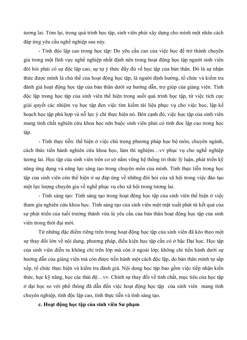 image for page Khó khăn tâm lý trong hoạt động học tập của sinh viên năm thứ nhất trường đại học sư phạm thành phố hồ chí minh