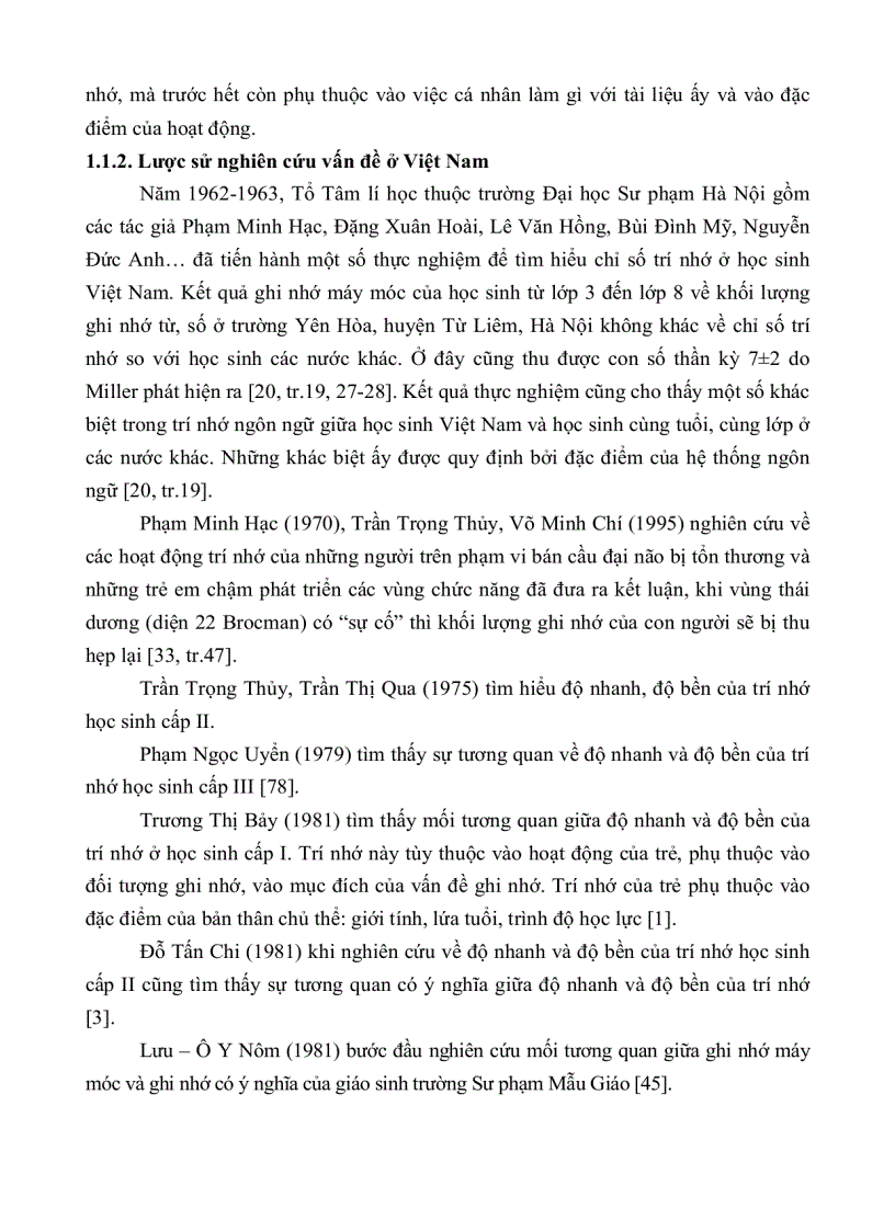 image for page Dung lượng trí nhớ của học sinh lớp 6 7 ở một số trường trung học cơ sở tỉnh kiên giang