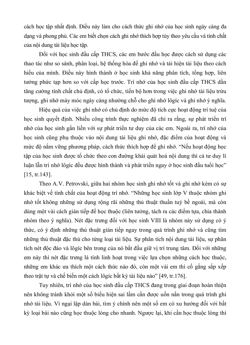 image for page Dung lượng trí nhớ của học sinh lớp 6 7 ở một số trường trung học cơ sở tỉnh kiên giang