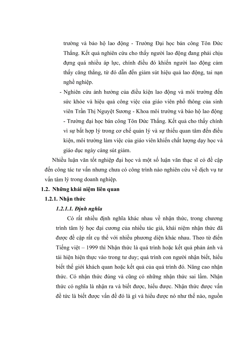 image for page Nhận thức và thái độ của người lao động về vấn đề tư vấn tâm lý trong doanh nghiệp