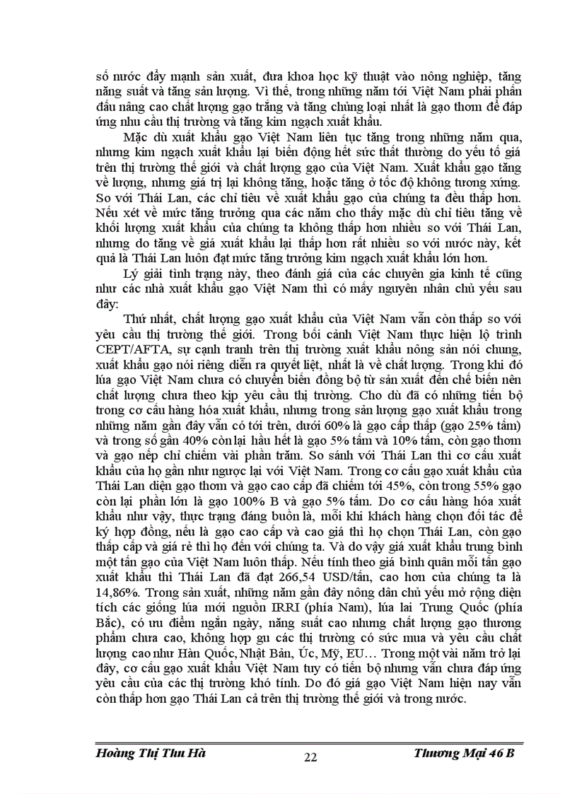 image for page Xuất khẩu gạo của Việt Nam vào khu vực mậu dịch tự do Asean