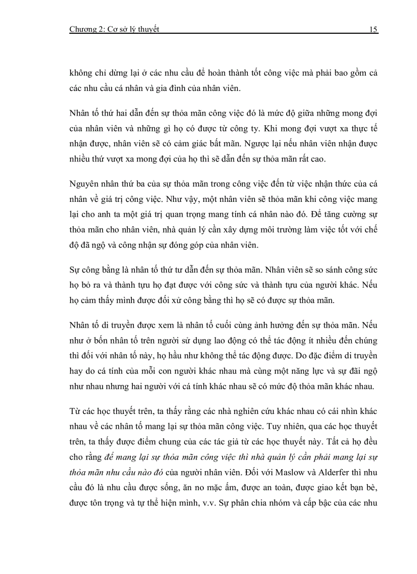 image for page Các nhân tố ảnh hưởng đến sự thỏa mãn công việc của nhân viên khối văn phòng ở tp hcm