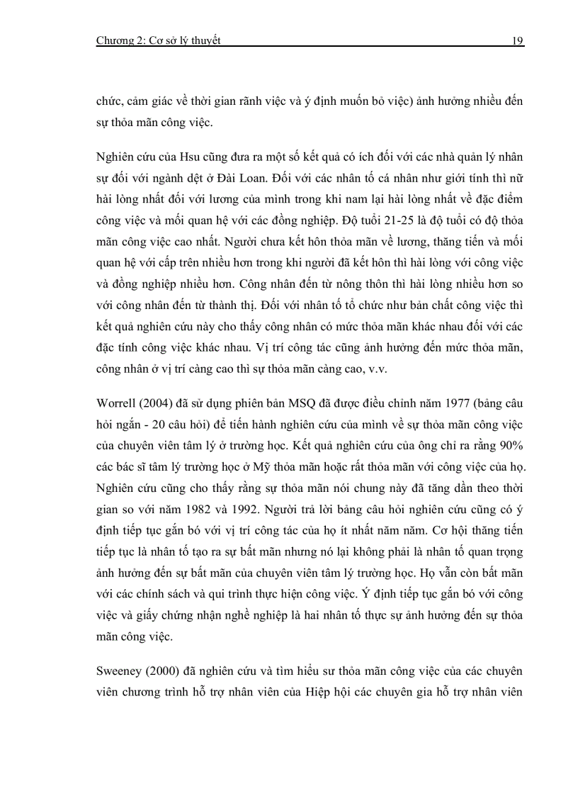 image for page Các nhân tố ảnh hưởng đến sự thỏa mãn công việc của nhân viên khối văn phòng ở tp hcm