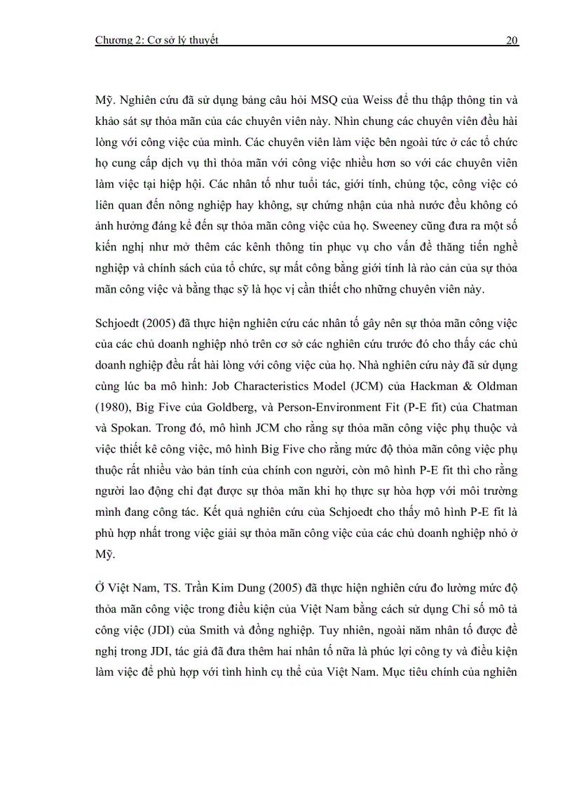 image for page Các nhân tố ảnh hưởng đến sự thỏa mãn công việc của nhân viên khối văn phòng ở tp hcm
