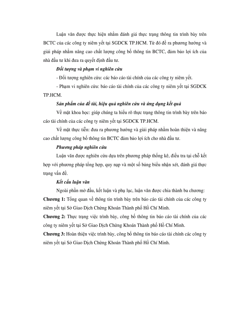 image for page Hoàn thiện việc trình bày và công bố thông tin báo cáo tài chính các công ty niêm yết tại sở giao dịch chứng khoán thành phố hồ chí minh