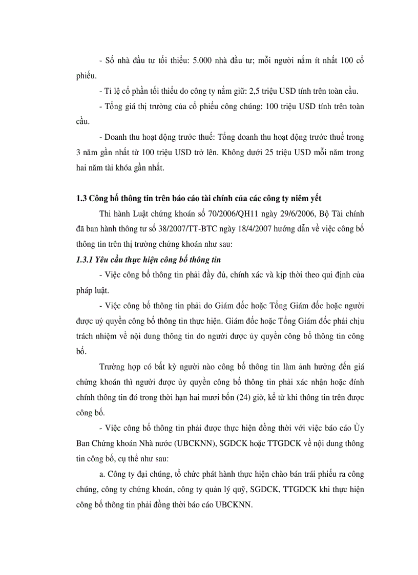 image for page Hoàn thiện việc trình bày và công bố thông tin báo cáo tài chính các công ty niêm yết tại sở giao dịch chứng khoán thành phố hồ chí minh