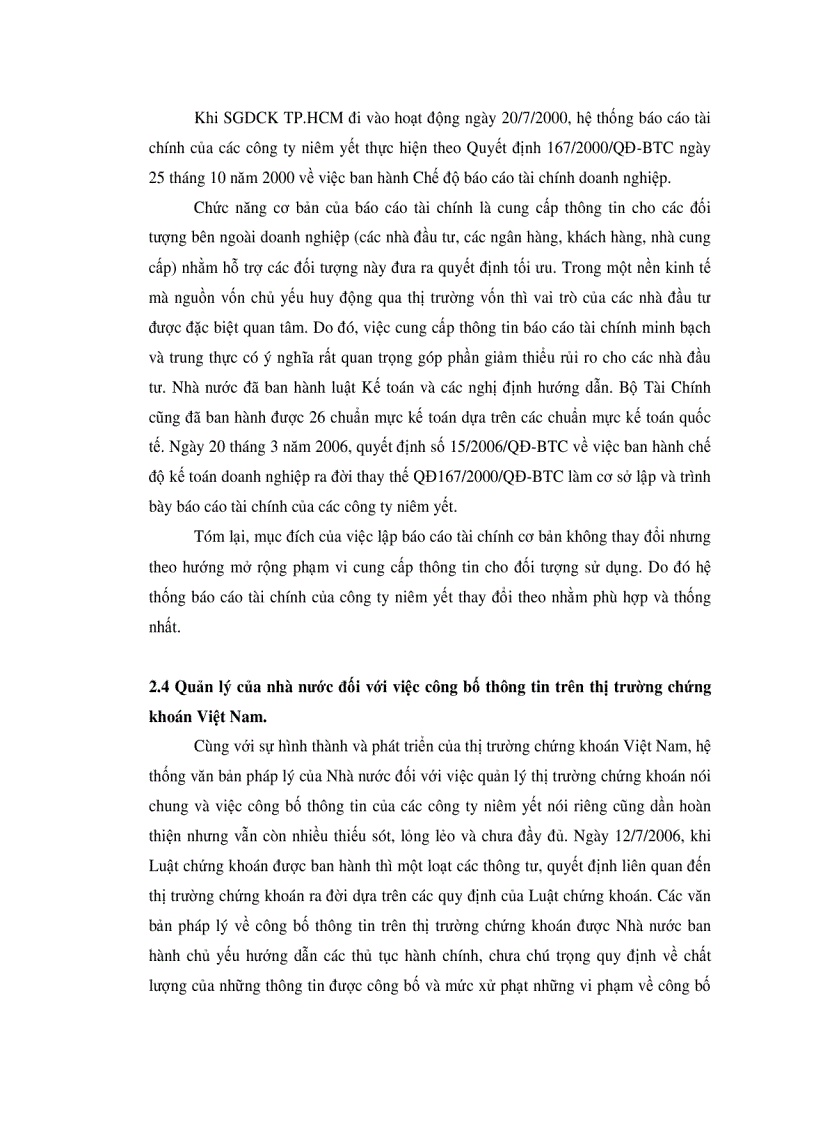 image for page Hoàn thiện việc trình bày và công bố thông tin báo cáo tài chính các công ty niêm yết tại sở giao dịch chứng khoán thành phố hồ chí minh