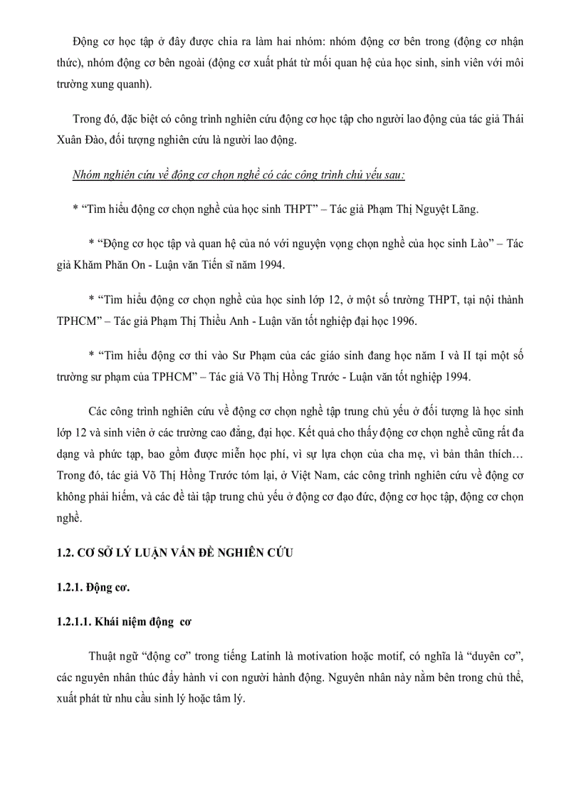 image for page Động cơ chọn học ngành Việt Nam học của sinh viên người nước ngoài tại thành phố Hồ Chí Minh