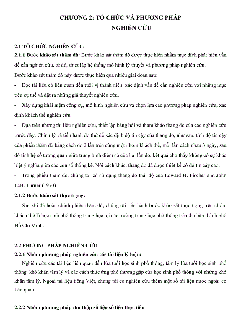 image for page Cách thức ứng phó trước những khó khăn tâm lý của học sinh trung học phổ thông thành phố Hồ Chí Minh