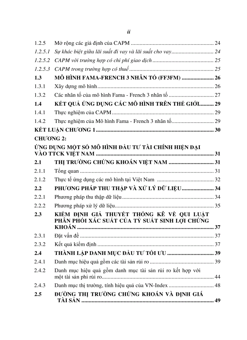 image for page Ứng dụng một số mô hình đầu tư tài chính hiện đại vào thị trường chứng khoán việt nam