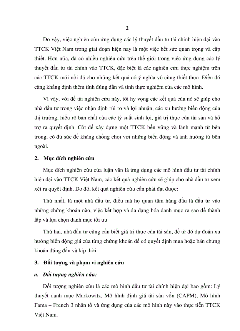 image for page Ứng dụng một số mô hình đầu tư tài chính hiện đại vào thị trường chứng khoán việt nam