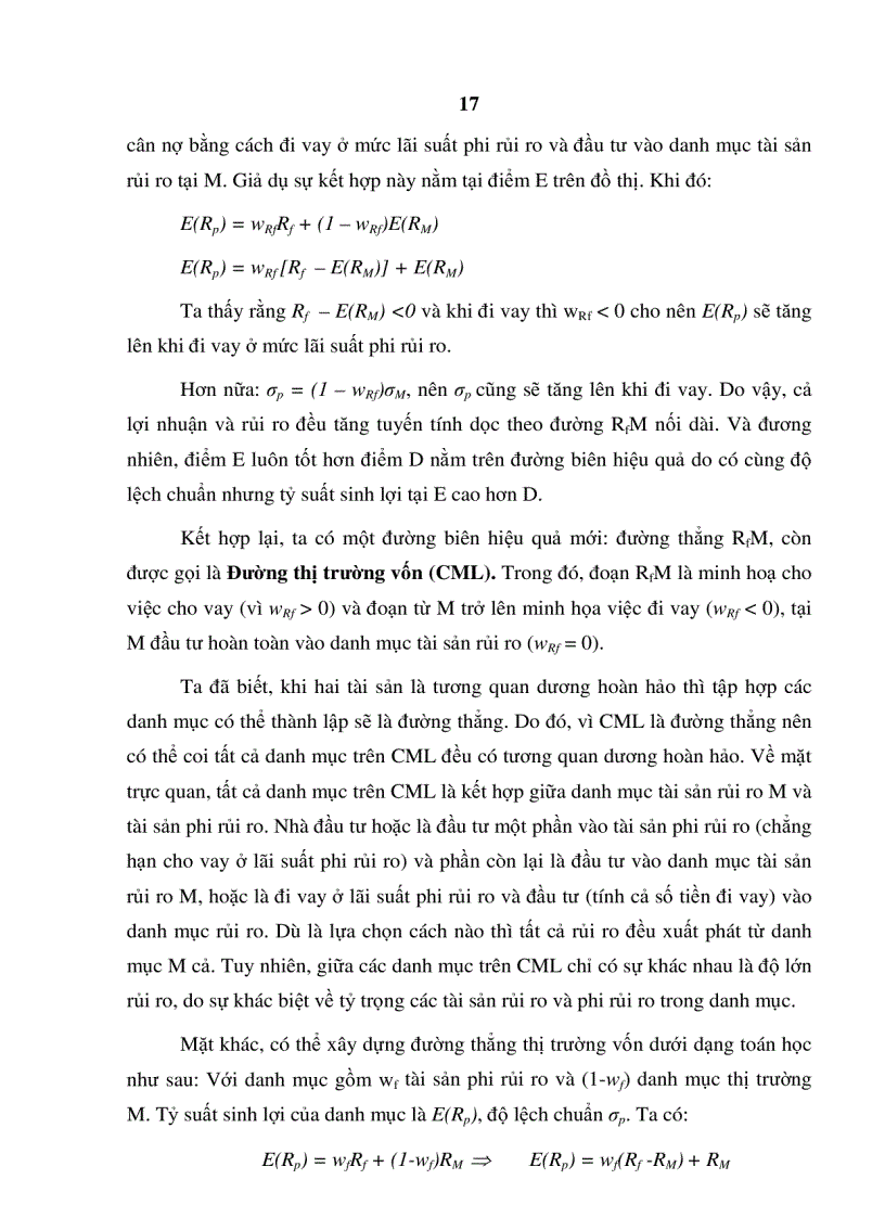 image for page Ứng dụng một số mô hình đầu tư tài chính hiện đại vào thị trường chứng khoán việt nam