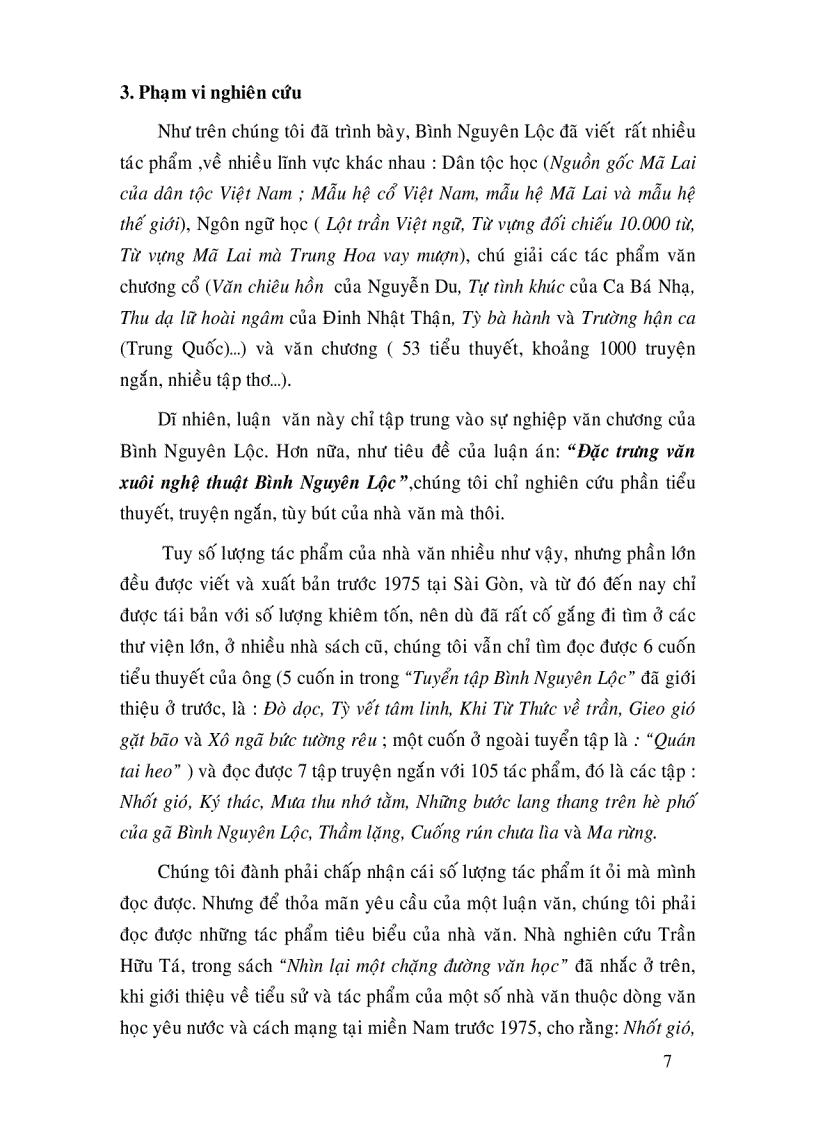 image for page Đặc trưng văn xuôi nghệ thuật Bình Nguyên Lộc