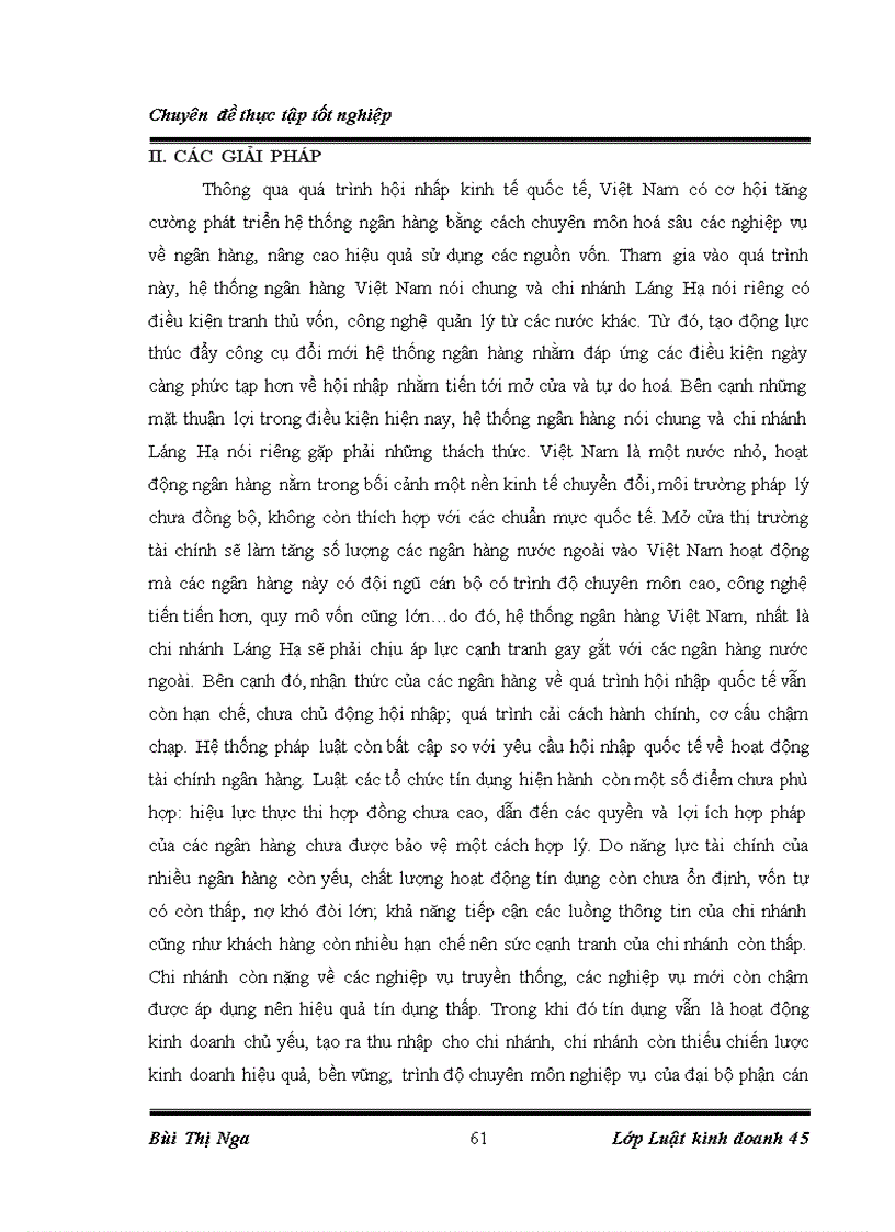 image for page Chế độ pháp lý và thực tiễn về việc ký kết thực hiện hợp đồng tín dụng tại chi nhánh ngân hàng No PTNT Láng Hạ