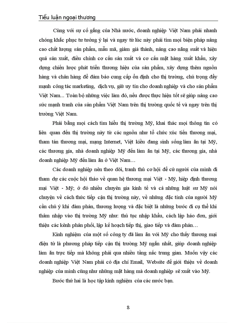 image for page Đẩy mạnh hoạt động xuất khẩu của Việt Nam sang thị trường Mỹ