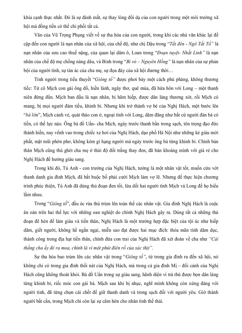 image for page Sự tha hóa của con người trong sáng tác của Nam Cao trước 1945