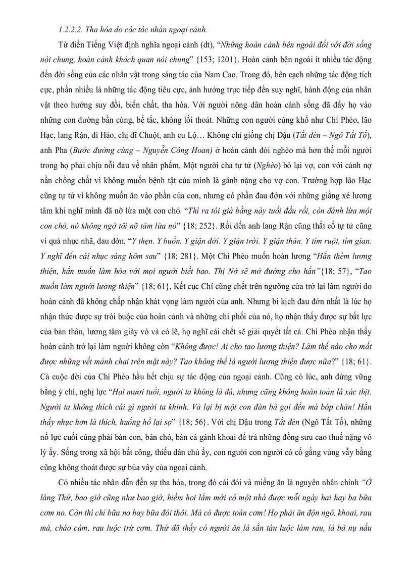 image for page Sự tha hóa của con người trong sáng tác của Nam Cao trước 1945