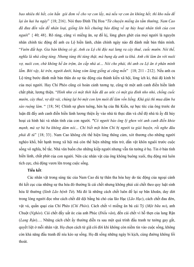 image for page Sự tha hóa của con người trong sáng tác của Nam Cao trước 1945