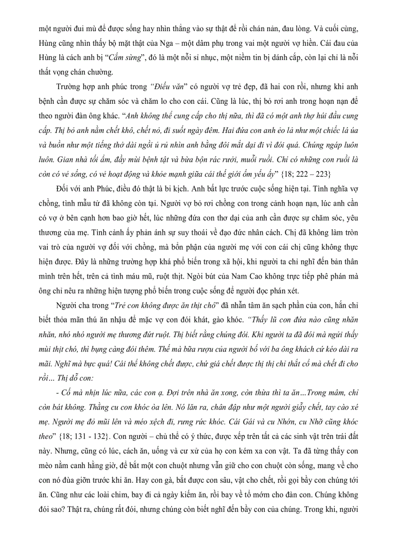 image for page Sự tha hóa của con người trong sáng tác của Nam Cao trước 1945