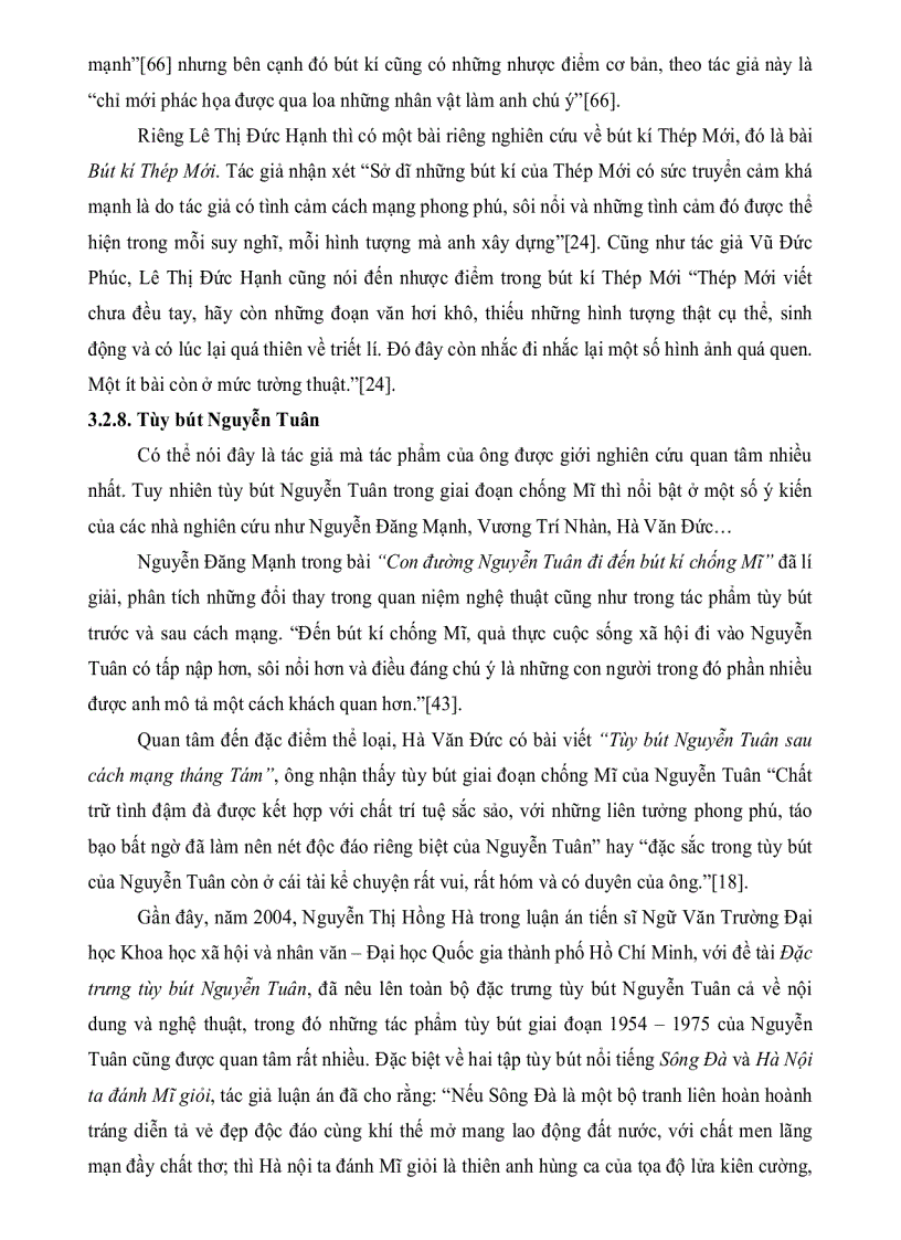 image for page Đặc điểm của tùy bút bút kí trong văn học cách mạng Việt Nam giai đoạn 1954 1975