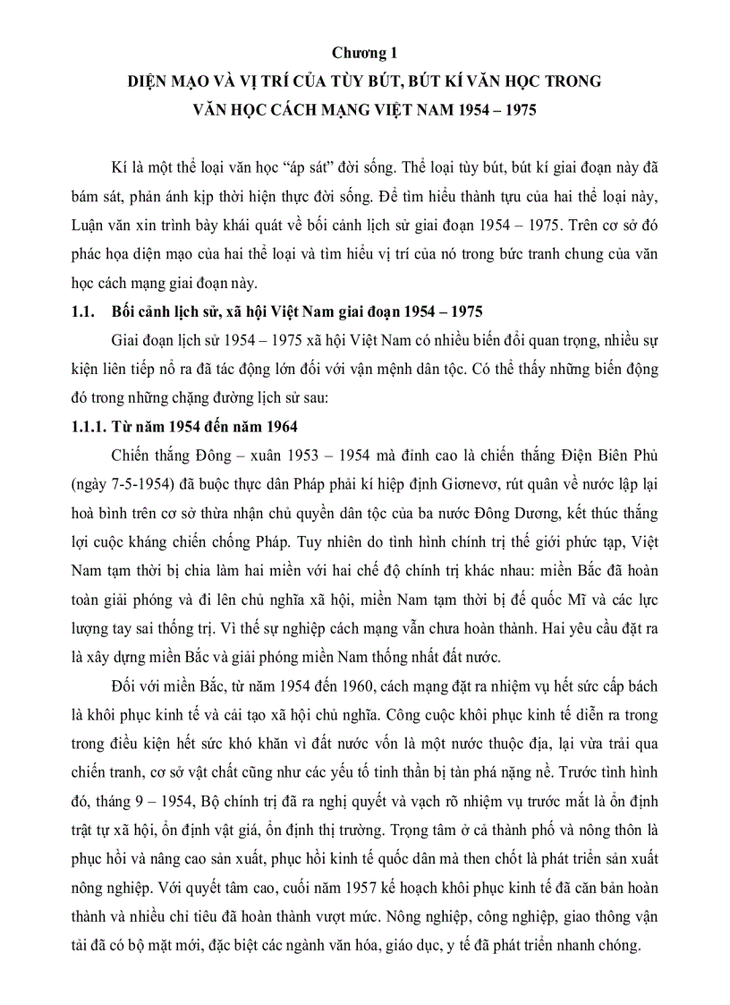 image for page Đặc điểm của tùy bút bút kí trong văn học cách mạng Việt Nam giai đoạn 1954 1975