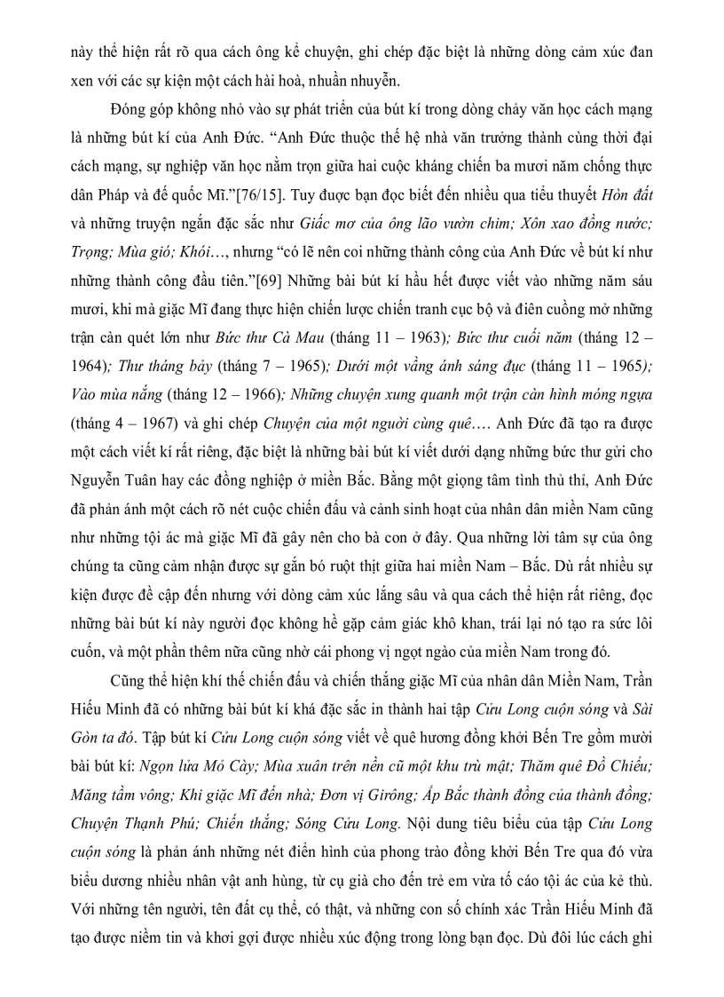 image for page Đặc điểm của tùy bút bút kí trong văn học cách mạng Việt Nam giai đoạn 1954 1975