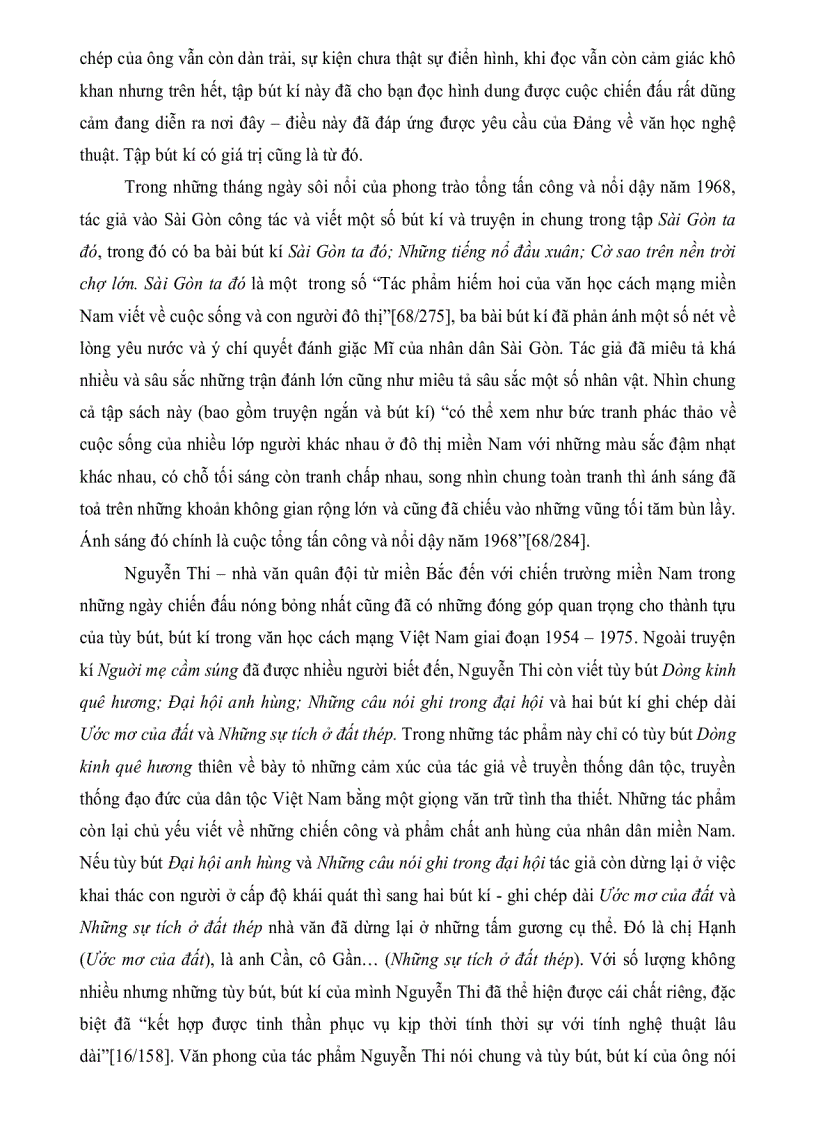 image for page Đặc điểm của tùy bút bút kí trong văn học cách mạng Việt Nam giai đoạn 1954 1975