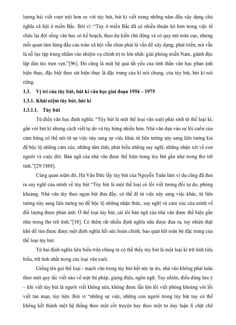 image for page Đặc điểm của tùy bút bút kí trong văn học cách mạng Việt Nam giai đoạn 1954 1975
