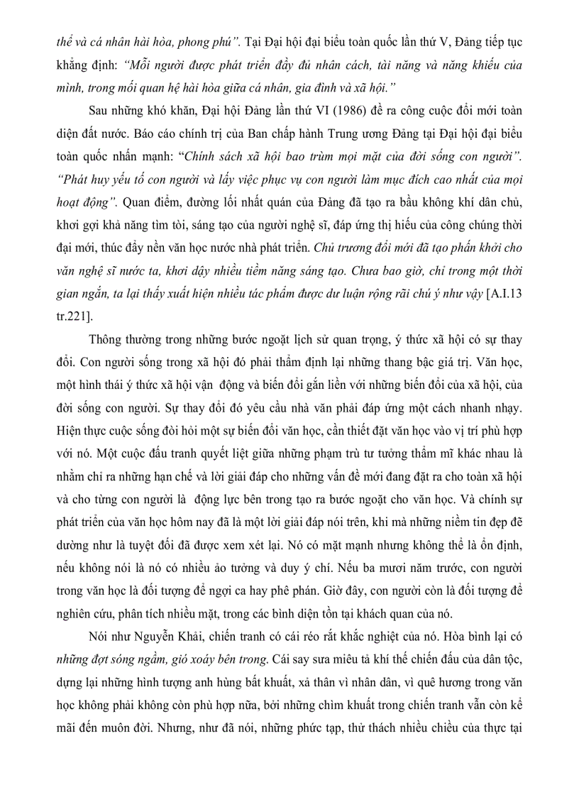 image for page Cảm hứng triết luận về con người trong truyện ngắn Việt nam giai đoạn 1986 2000