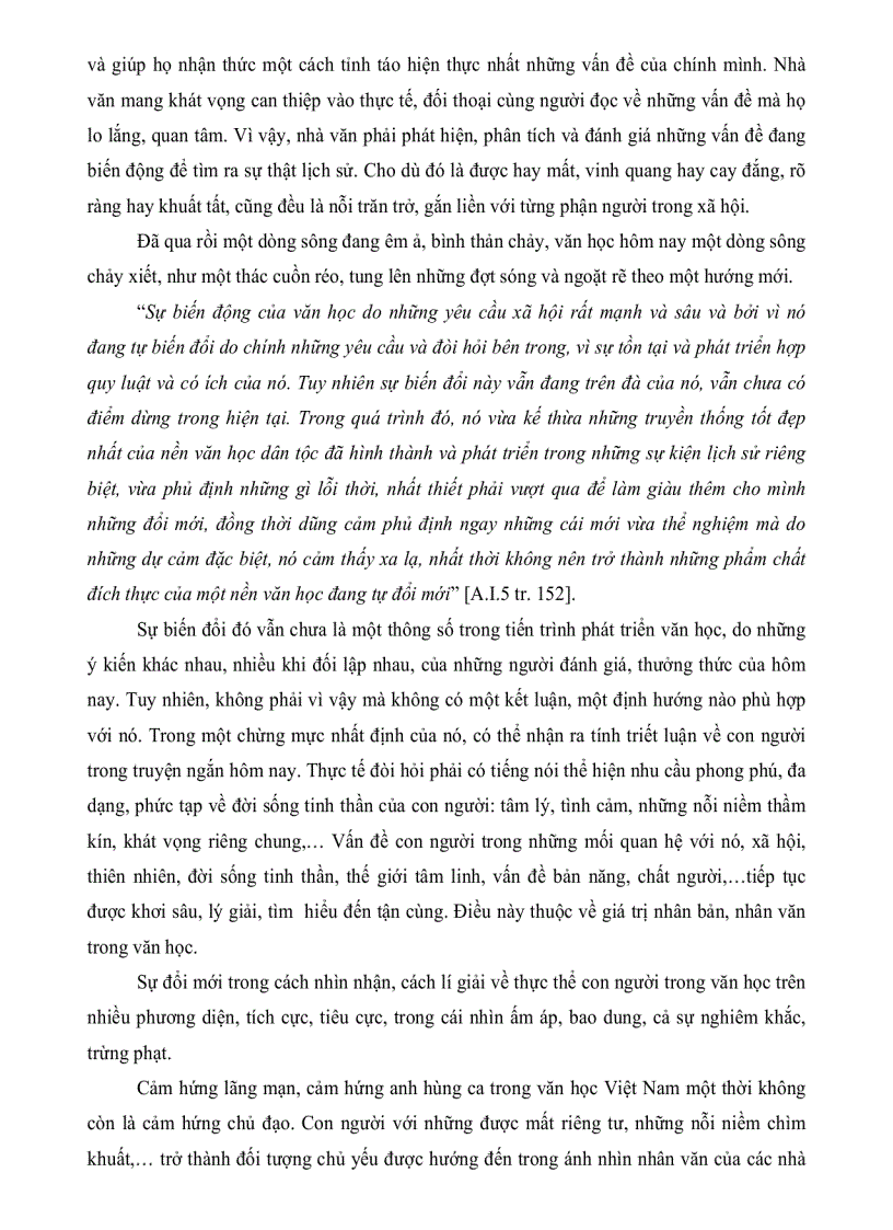 image for page Cảm hứng triết luận về con người trong truyện ngắn Việt nam giai đoạn 1986 2000