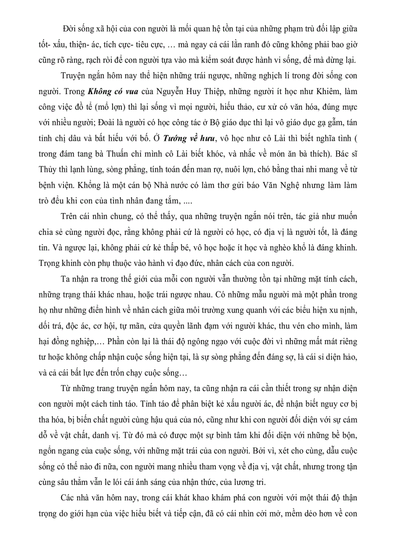 image for page Cảm hứng triết luận về con người trong truyện ngắn Việt nam giai đoạn 1986 2000
