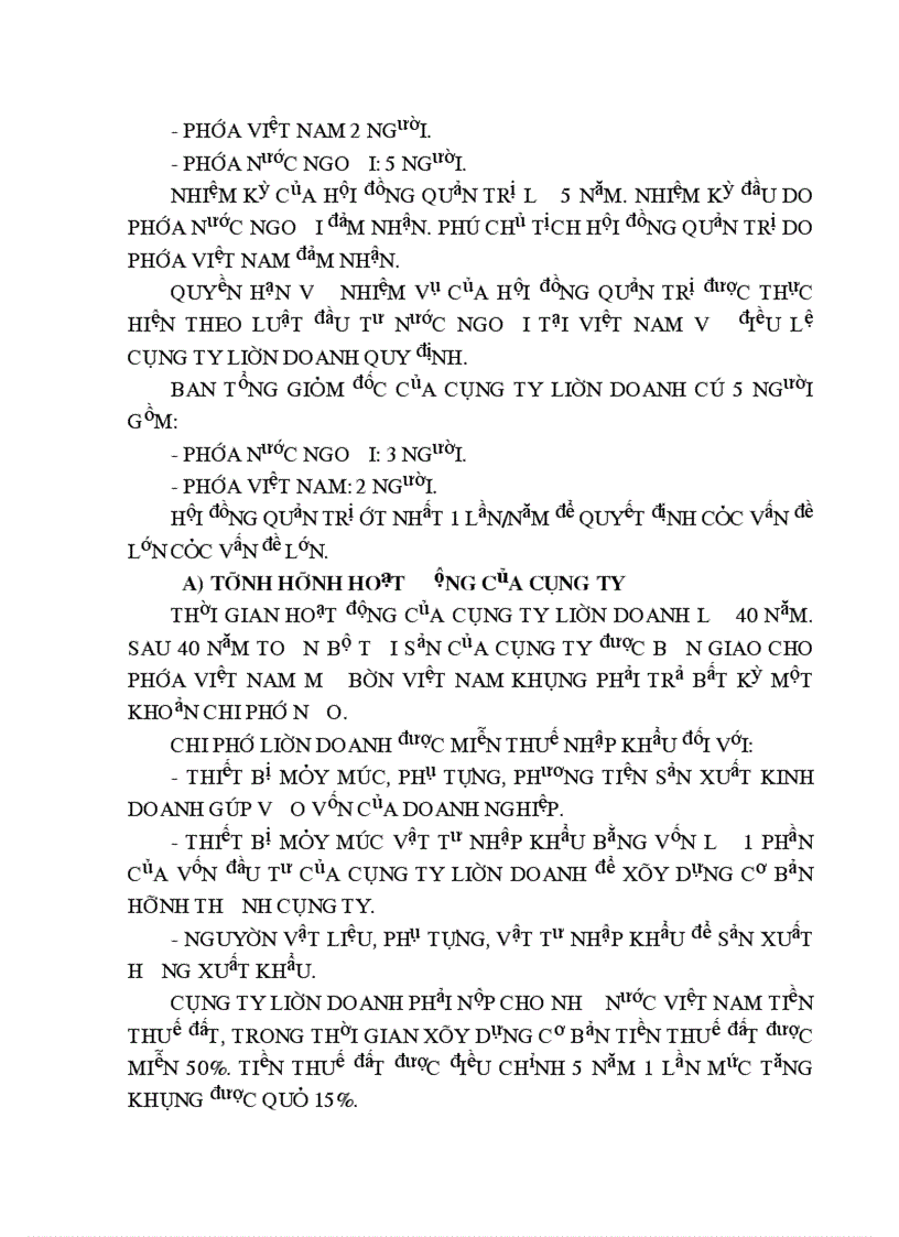 image for page Trình bày việc khởi sự chuẩn bị đăng ký thành lập tổ chức bộ máy và hoạt động của một doanh nghiệp liên doanh Công ty liên doanh Nagakawa Việt