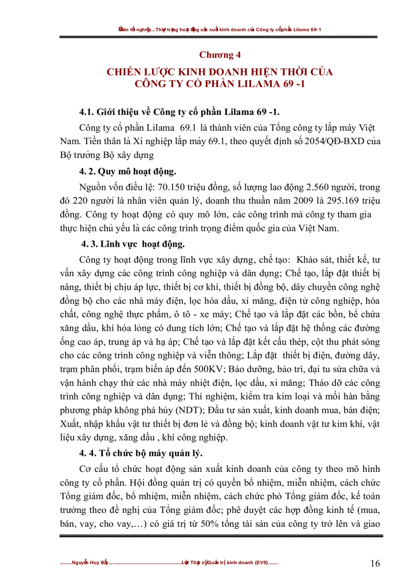 image for page Thực trạng hoạt động sản xuất kinh doanh của Công ty cổ phần Lilama 69 1