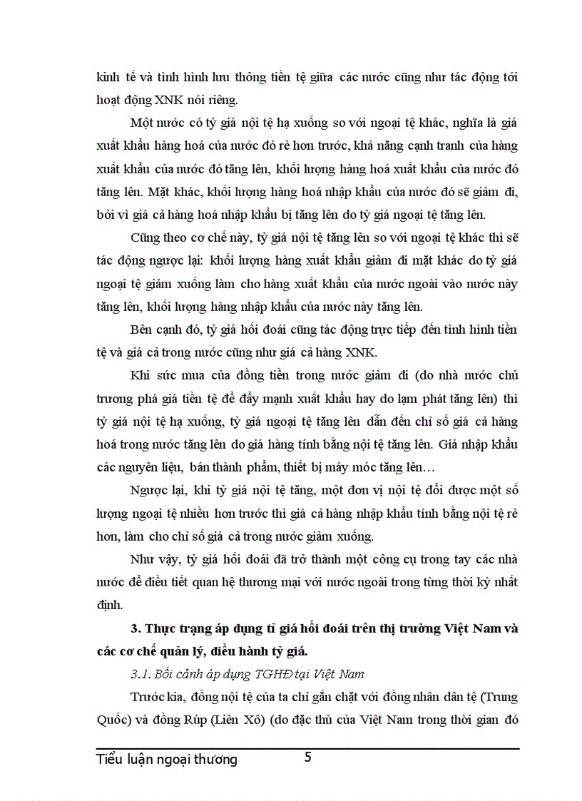 image for page Thực trạng áp dụng tỉ giá hối đoái trên thị trường Việt Nam và các cơ chế quản lý điều hành tỷ giá