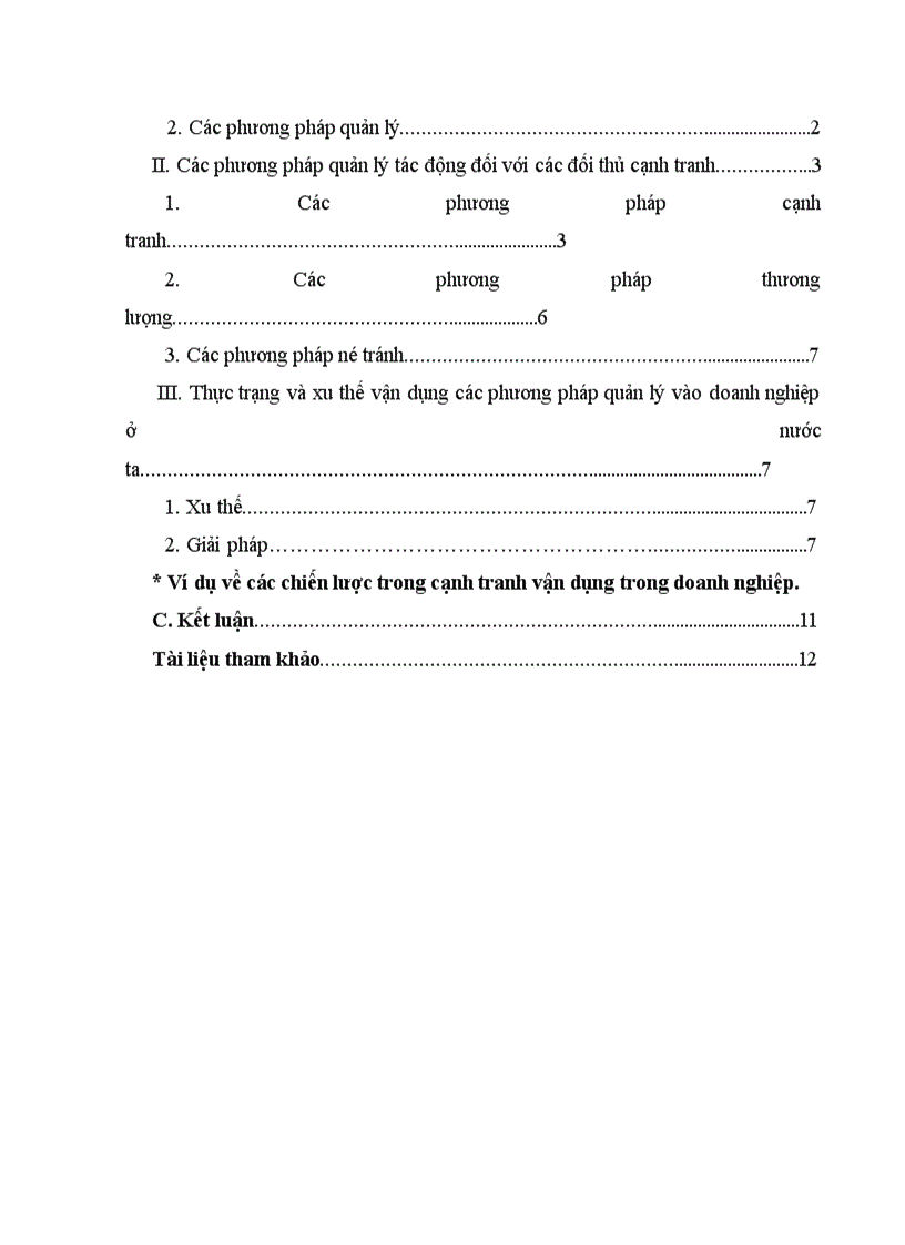 image for page Thực trạng và xu thế vận dụng các phương pháp quản lý vào doanh nghiệp ở nước ta