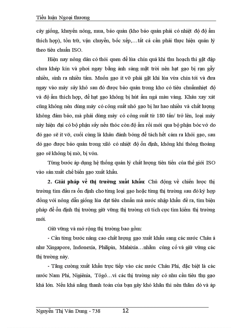 image for page Giải pháp nâng cao chất lượng gạo xuất khẩu