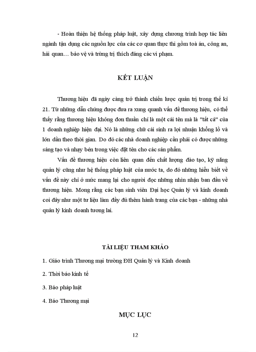 image for page Thương hiệu Việt Nam trên thị trường quốc tế và một số biện pháp phát triển và bảo vệ thương hiệu