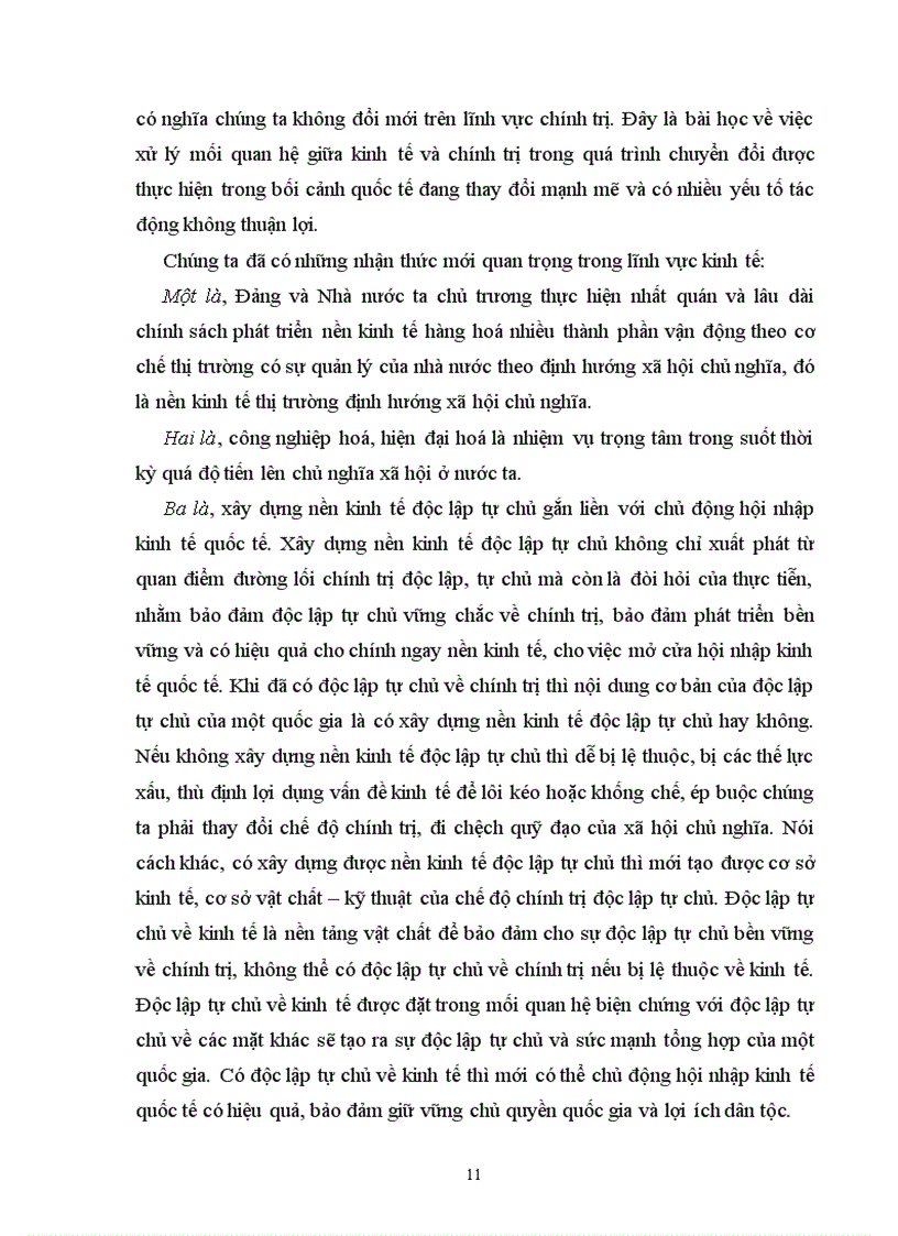 image for page Mối quan hệ giữa kinh tế và chính trị trong công cuộc đổi mới của nước ta hiện nay