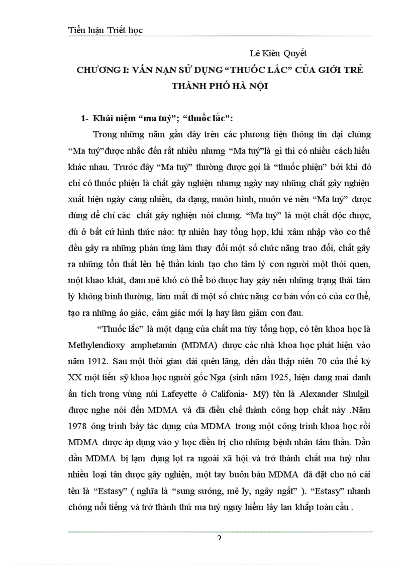 image for page Những tác hại mà thuốc lắc gây nên